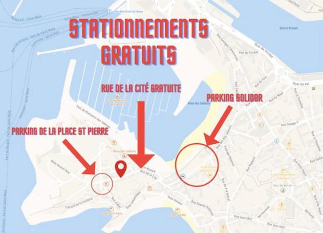 Appartement Frida - Plage 50M - Rue Gratuite Saint-Malo Exterior foto